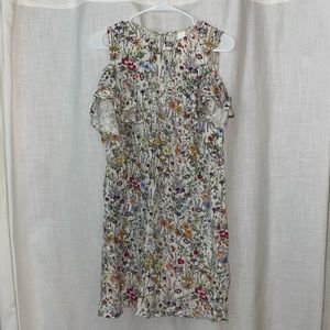H&M White Floral Dress